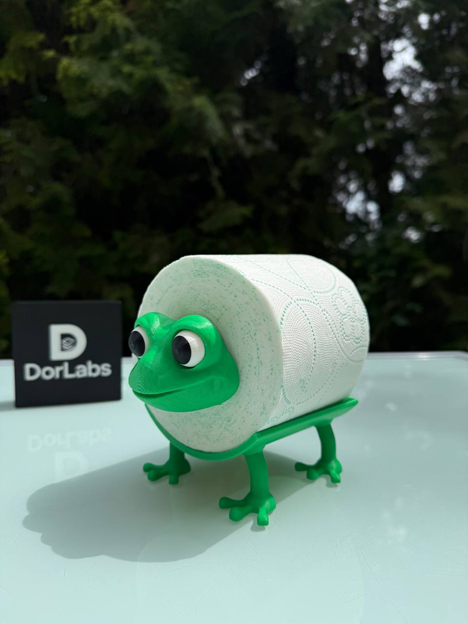 Frog Toilet Paper Holder