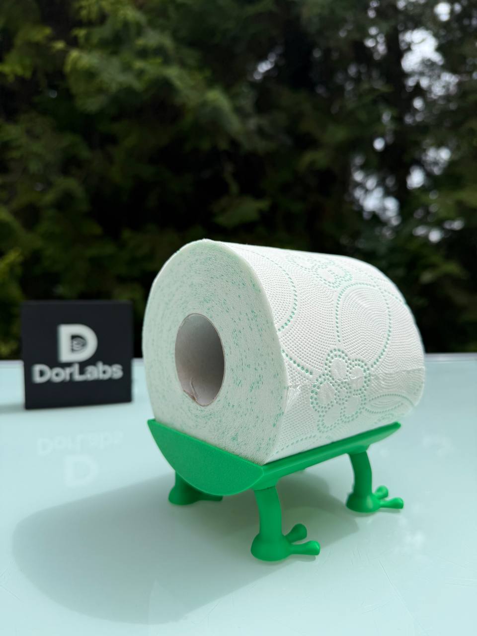 Frog Toilet Paper Holder