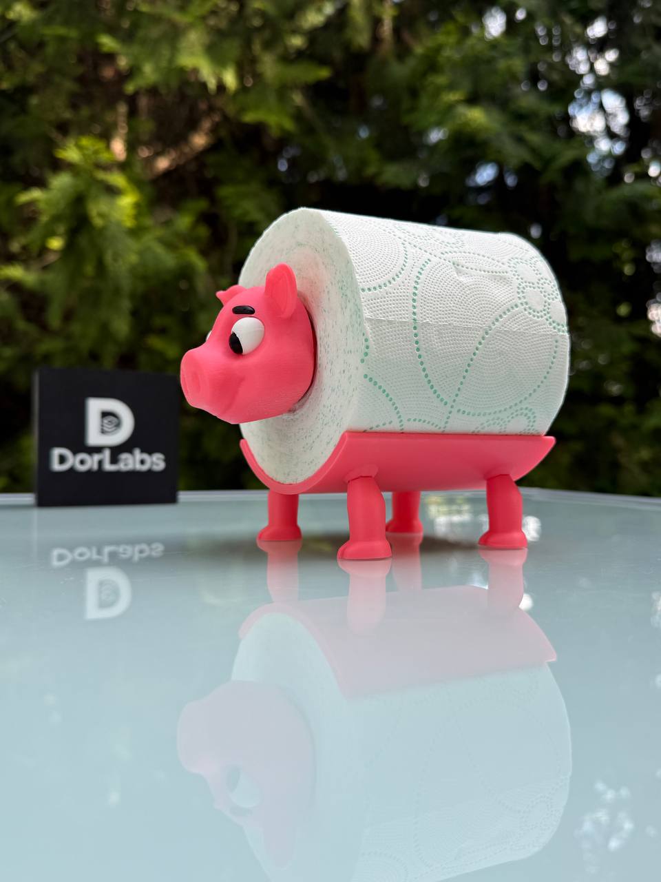 Pig Toilet Paper Holder
