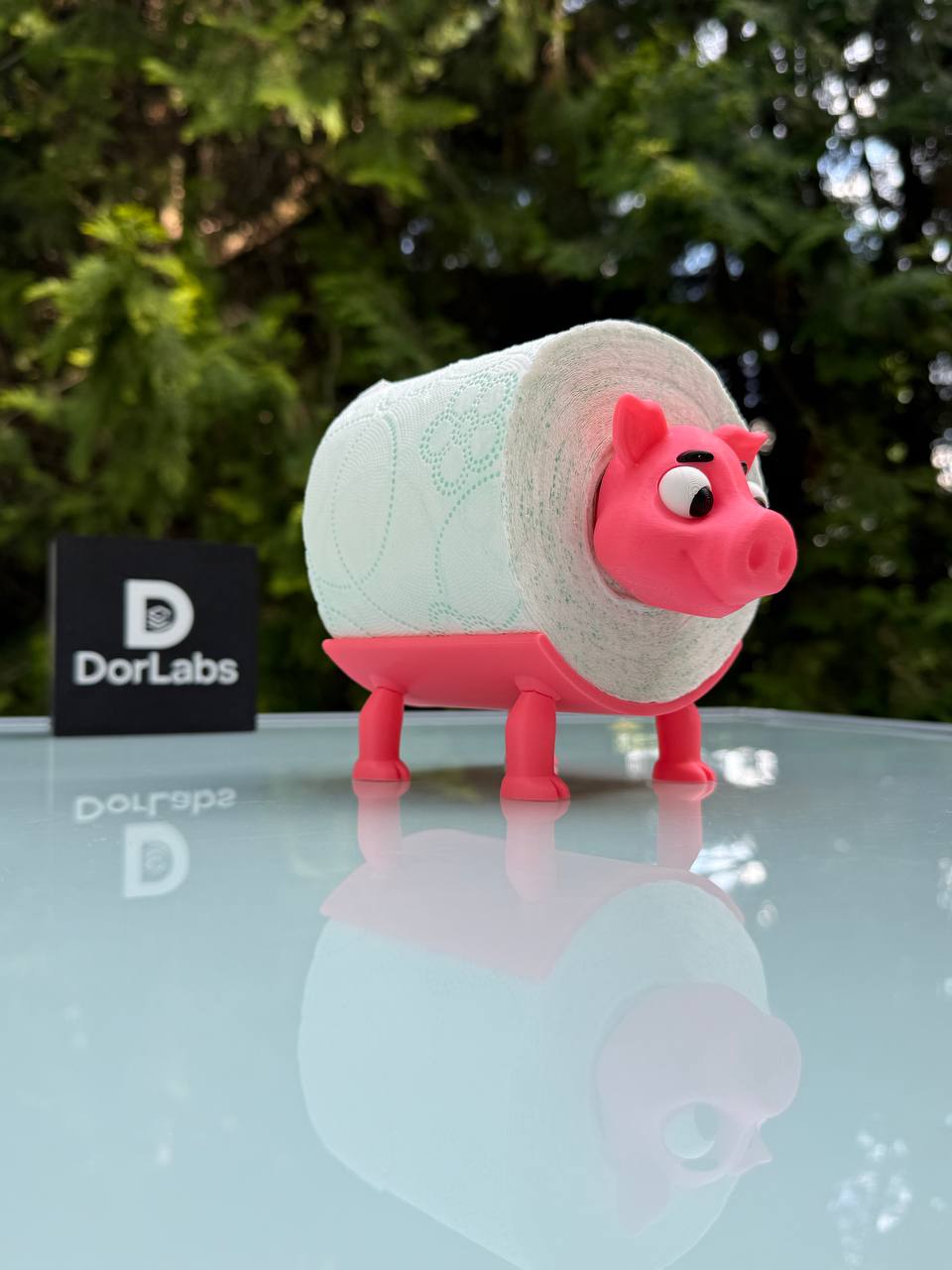 Pig Toilet Paper Holder