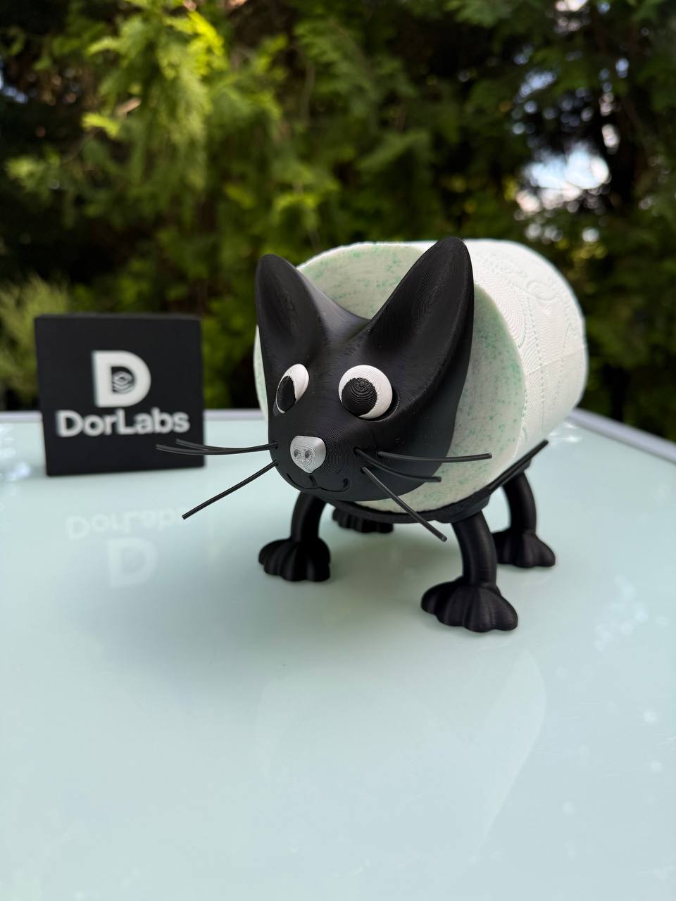 Kitty Toilet Paper Holder